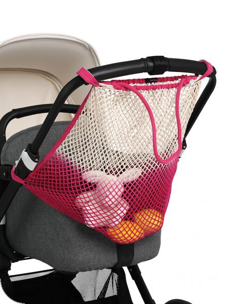 Kinderwagen-Netz von mara mea mit Farbverlauf in Pink - lotus flower